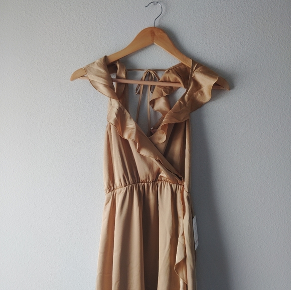 Show Me Your MuMu Copper Asymmetrical Dress - Picture 5 of 8